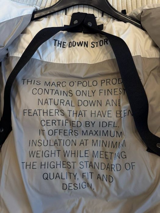 Білий пуховик куртка Marco Polo