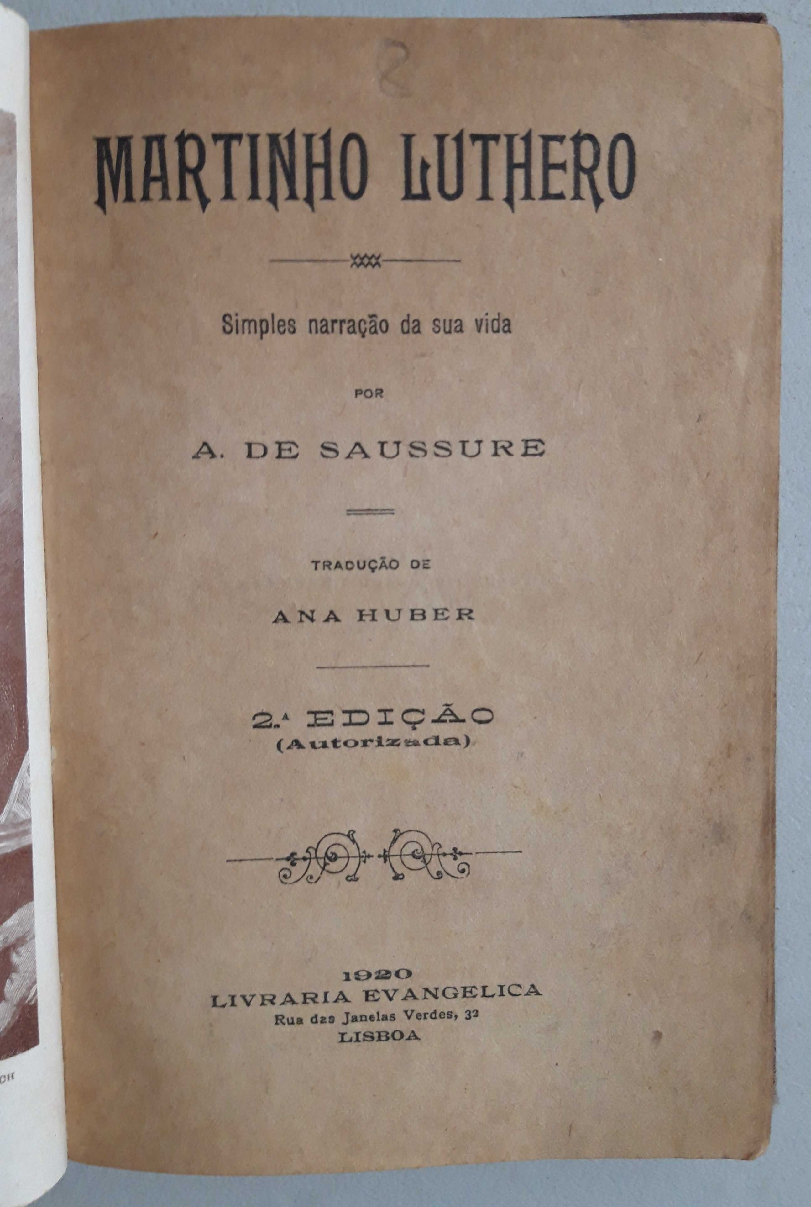 Livro PA-2 - A. de Saussure - Martinho Luthero