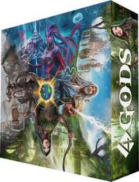 4 Gods - gra planszowa (nowa) (folia) Carcassonne Galaxy Trucker