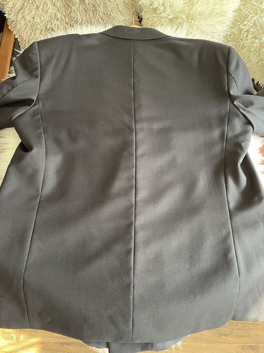 100% Wełniana marynarka dwurzędowa oversize