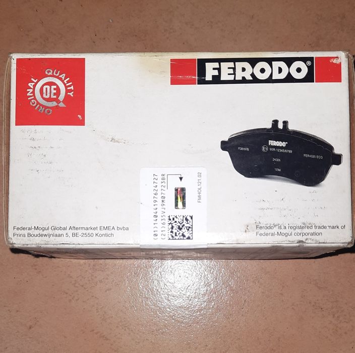 Calços travões pastinhas Ferodo