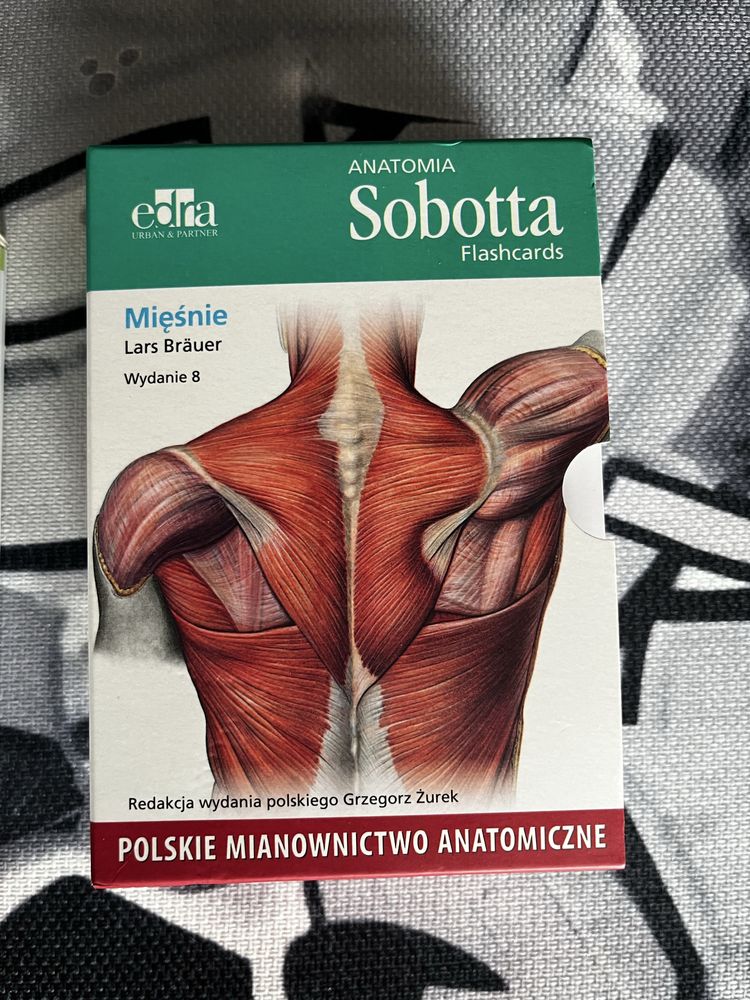 Sobotta Flashcards Mięśnie-Fiszki anatomiczne