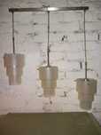 Lampa sufitowa trzy klosze