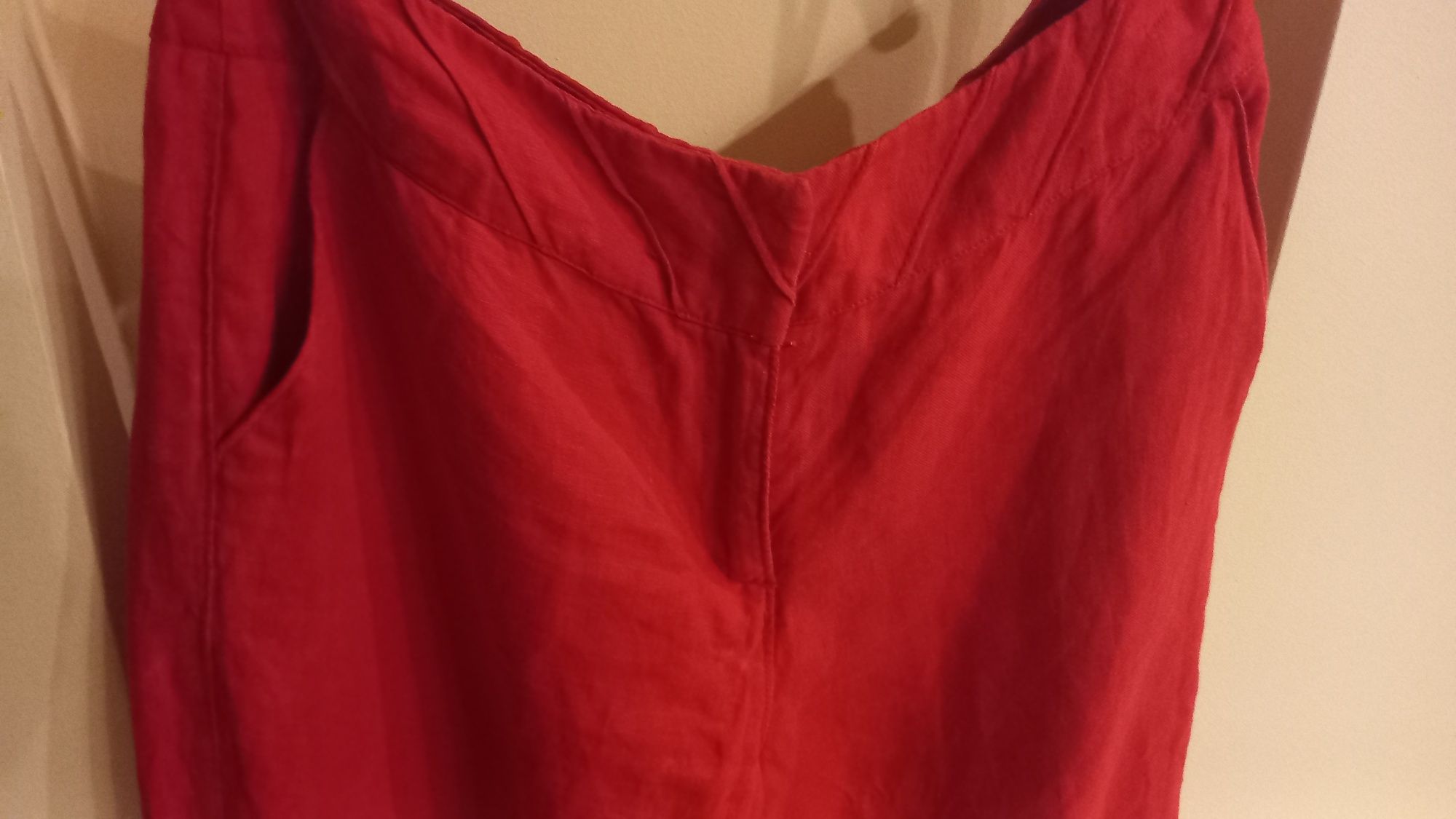 Czerwone Szerokie spodnie Per Una 40 L Jak Nowe