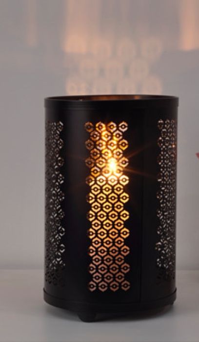 Lampiony IKEA czarne x 2 sztk.