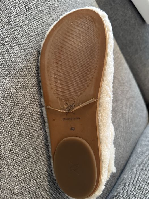 Kachorovska. Мюлі молочні Claire Fur