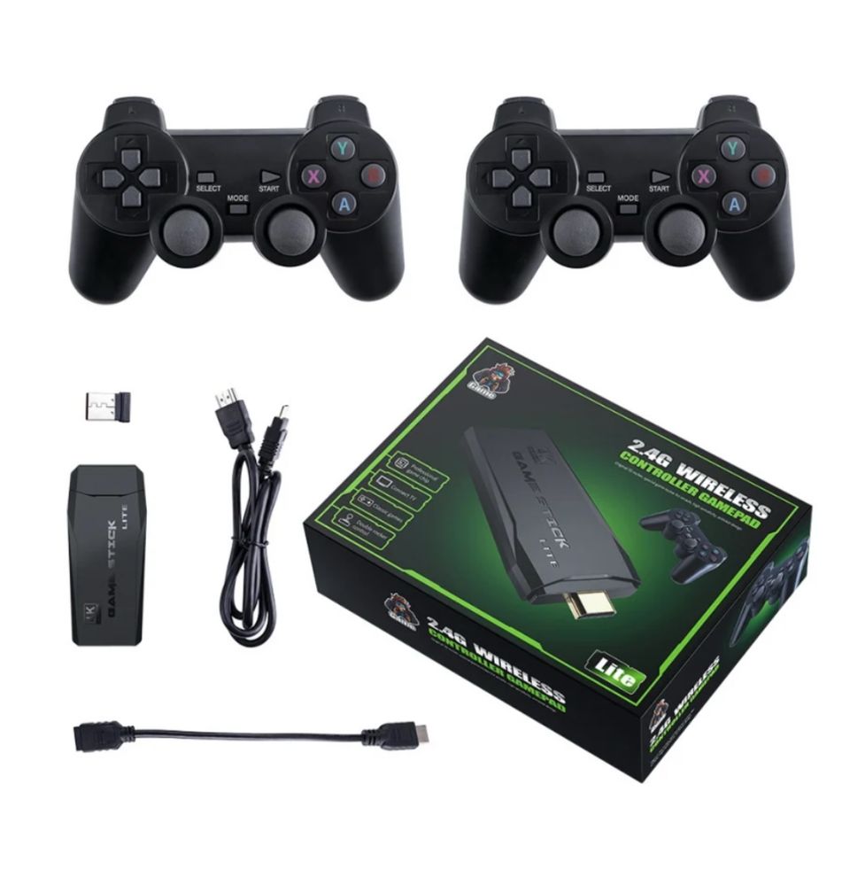Consola de Jogos Retrô 2.4G Wireless Controller Gamepad
