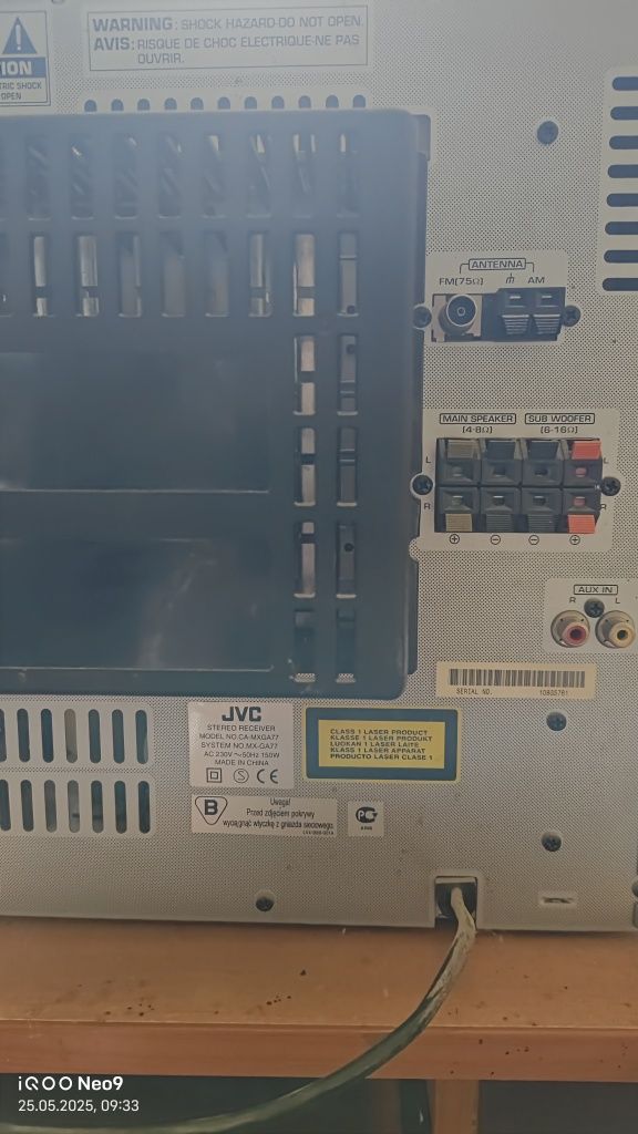Музикальний центр jvc ga 77
