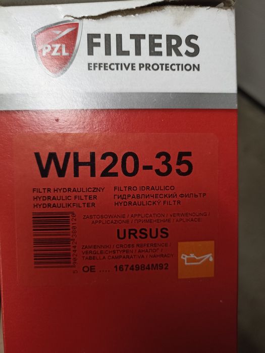 Wkład filtr hydrauliczny WH20-35 URSUS MF 3512  4514