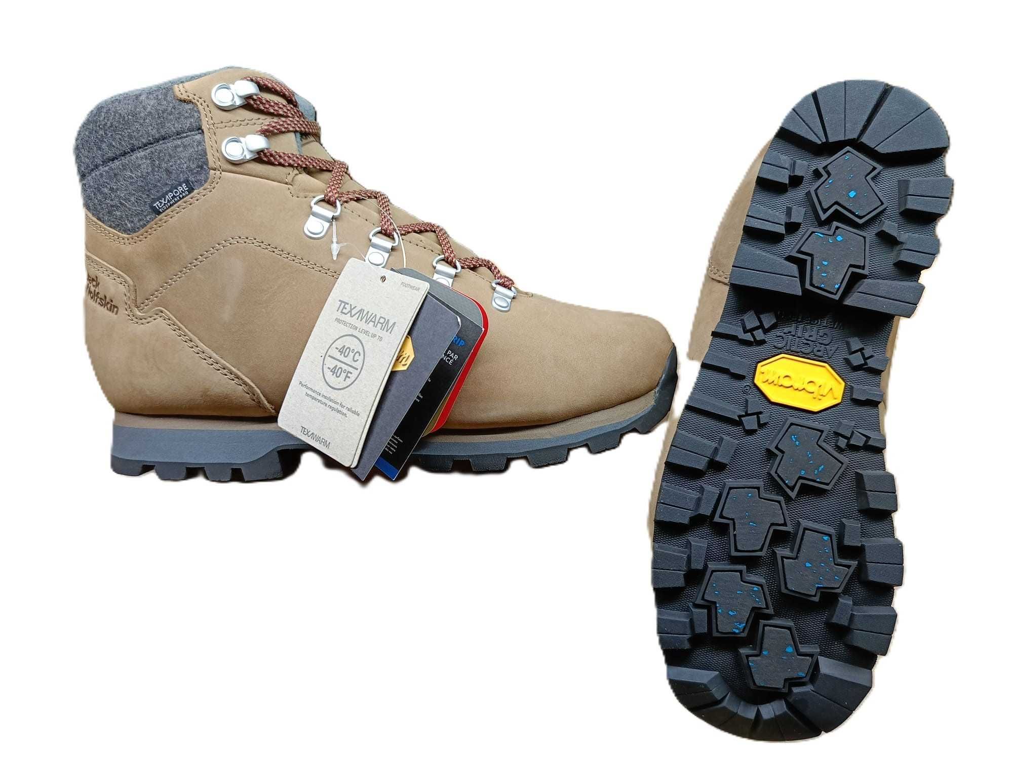 NOWE Męskie buty Jack Wolfskin Thunder Bay Texapore 40,5 wodoodporne