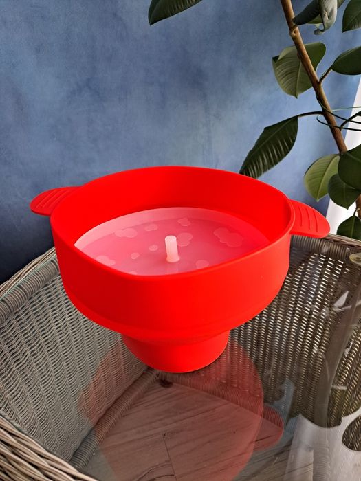 Silikonowa Miska do przygotowania Popcornu w Mikrofalówce A