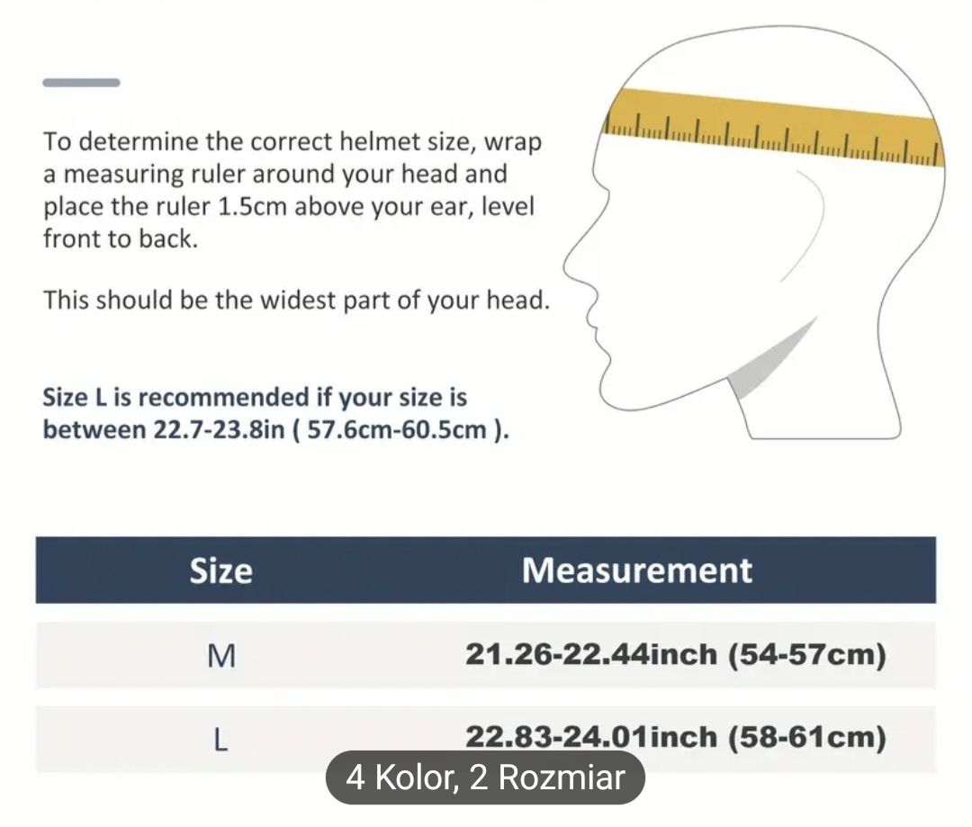 Kask na rower rolki deskorolkę Nowy