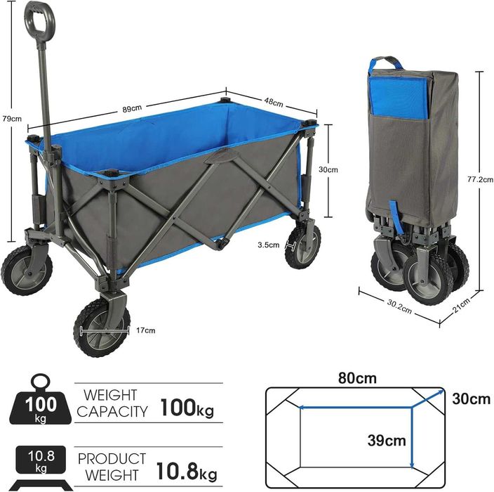 Nowy wózek transportowy / ręczny / przyczepa / kółka/ PORLAT !9611!