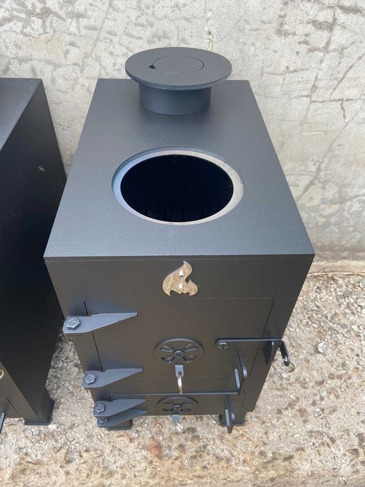 Буржуйка з плитою 5 мм