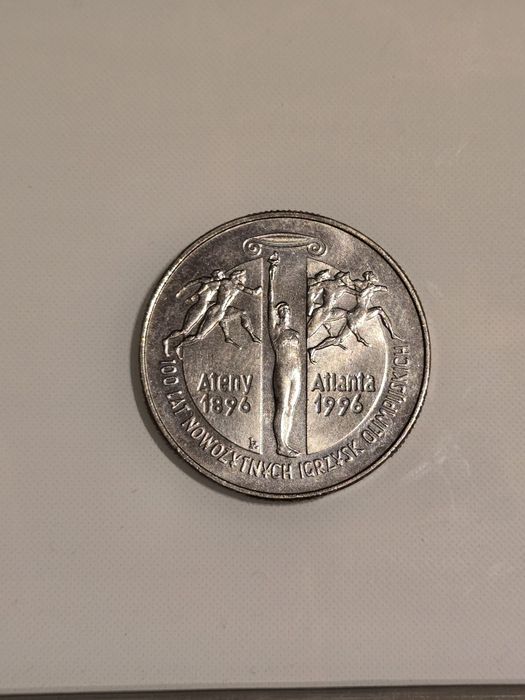 Moneta 2 zł 1995 Olimiada Atlanta Ateny