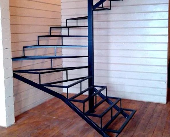 Каркас лестницы, лестница для дома, металическая лестница
