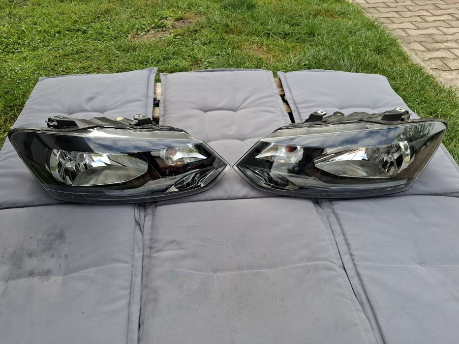 Lampy przednie reflektory polo 6R lewa prawa ładne Valeo oryginalne