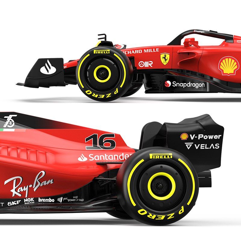 Autko zdlanie strownane Ferrari F1 75 1:12 RASTAR