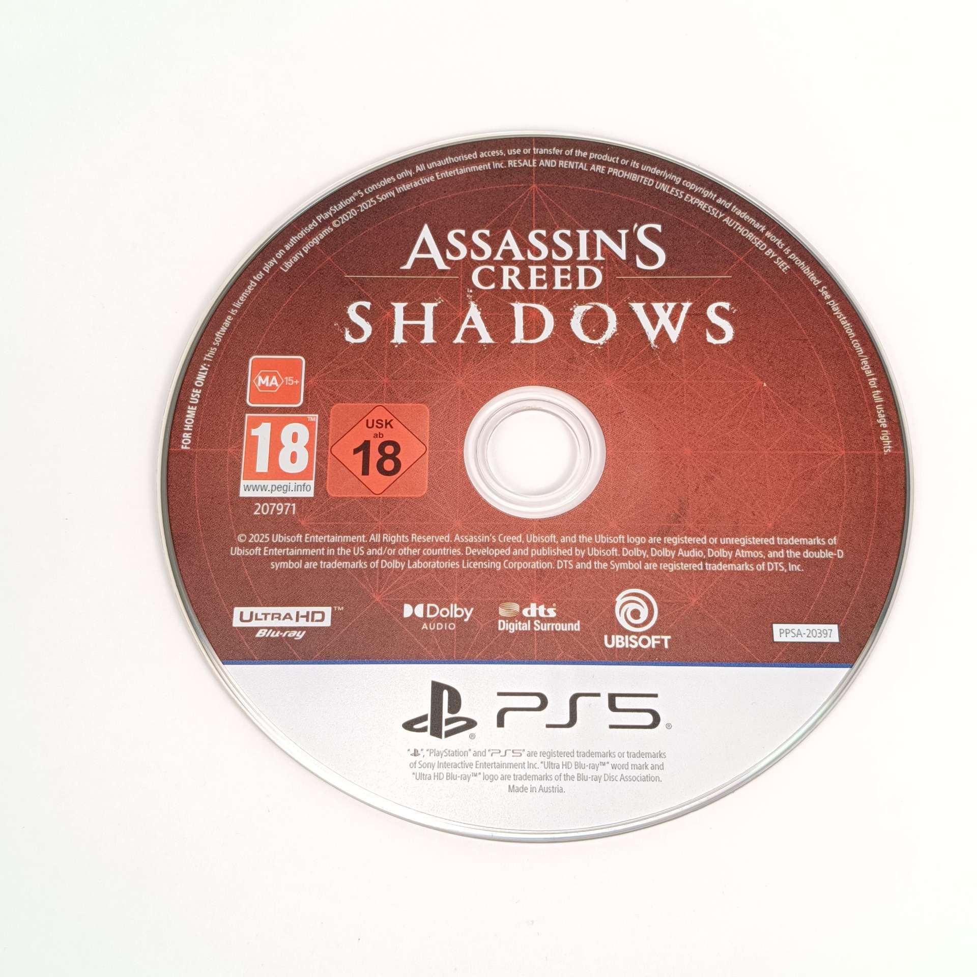 PS5 GRA Assassin's Creed Shadows