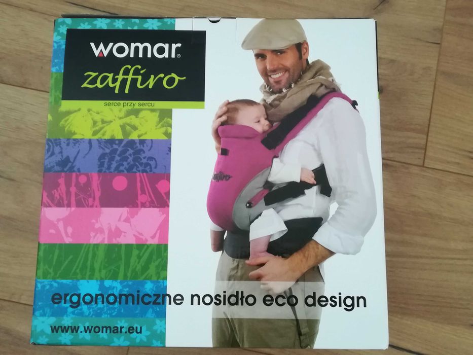 Nosidło ergonomiczne Zaffiro Womar Eco Design, nieużywane
