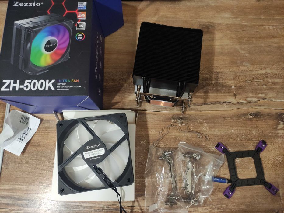 Кулер ZEZZIO ZH-500K argb