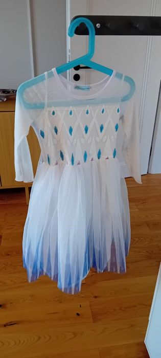 Przebranie kostium karnawał ELSA 110 dziewczynka