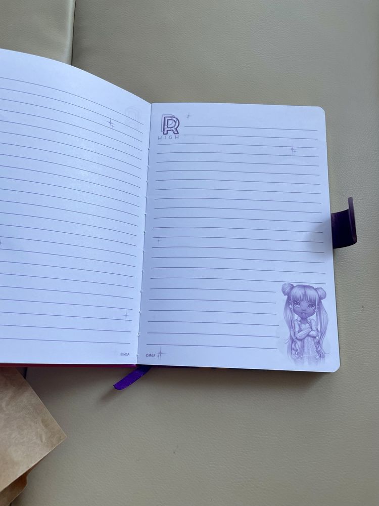 Kule do kąpieli i notes rainbow high nowe tanio!