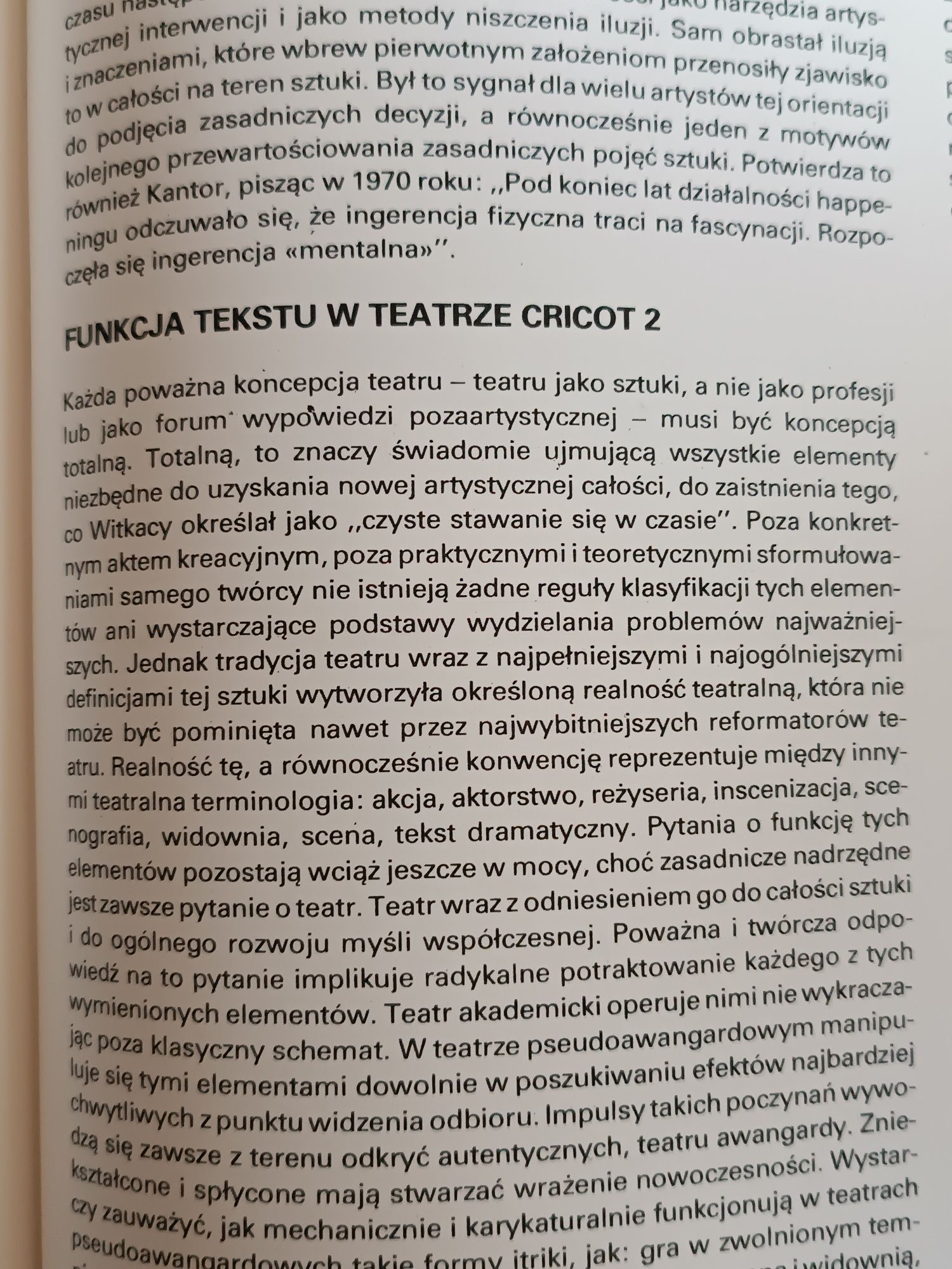 Kantor Tadeusz album 1981