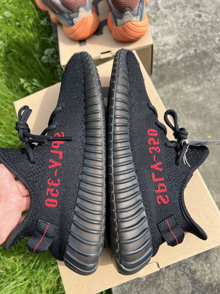 Adidas Yeezy Boost 350 V2 Bred sneakersy niskie czarne kanye 43 1/3