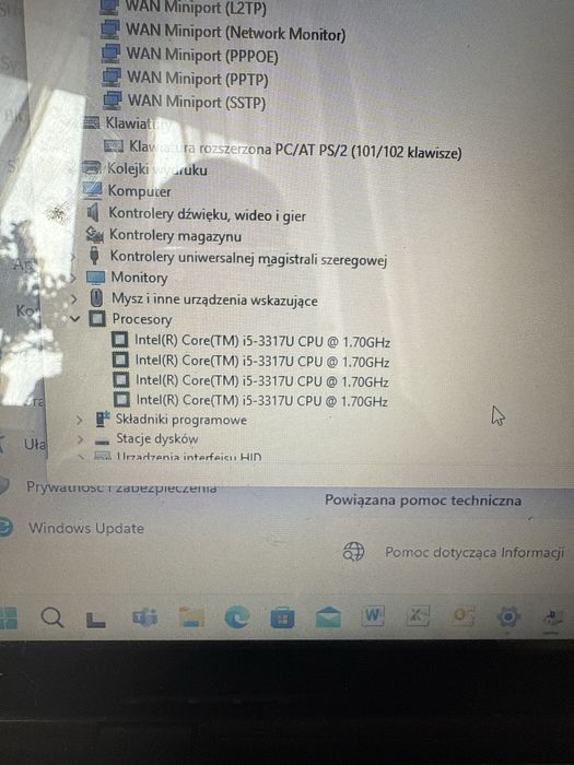 Laptop Sony Vaio SVT1311M1ES i5 z matrycą dotykową win 25H2