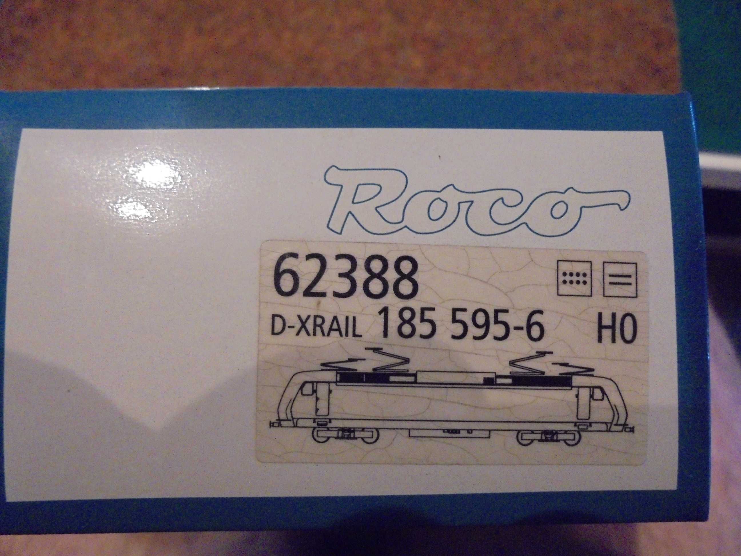 Roco D-Xrail BR185 Austria H0 1:87 4 pantografy,gniazdo dekodera 8pin.