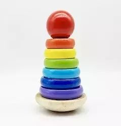 Piramida wańka wstańka drewniana. Smily Play. Nowy Produkt