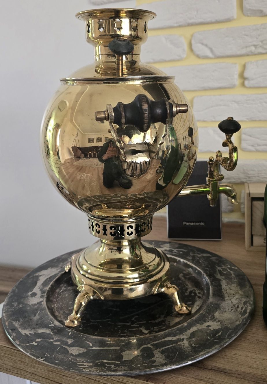 Самовар на дровах форма Шар маленький