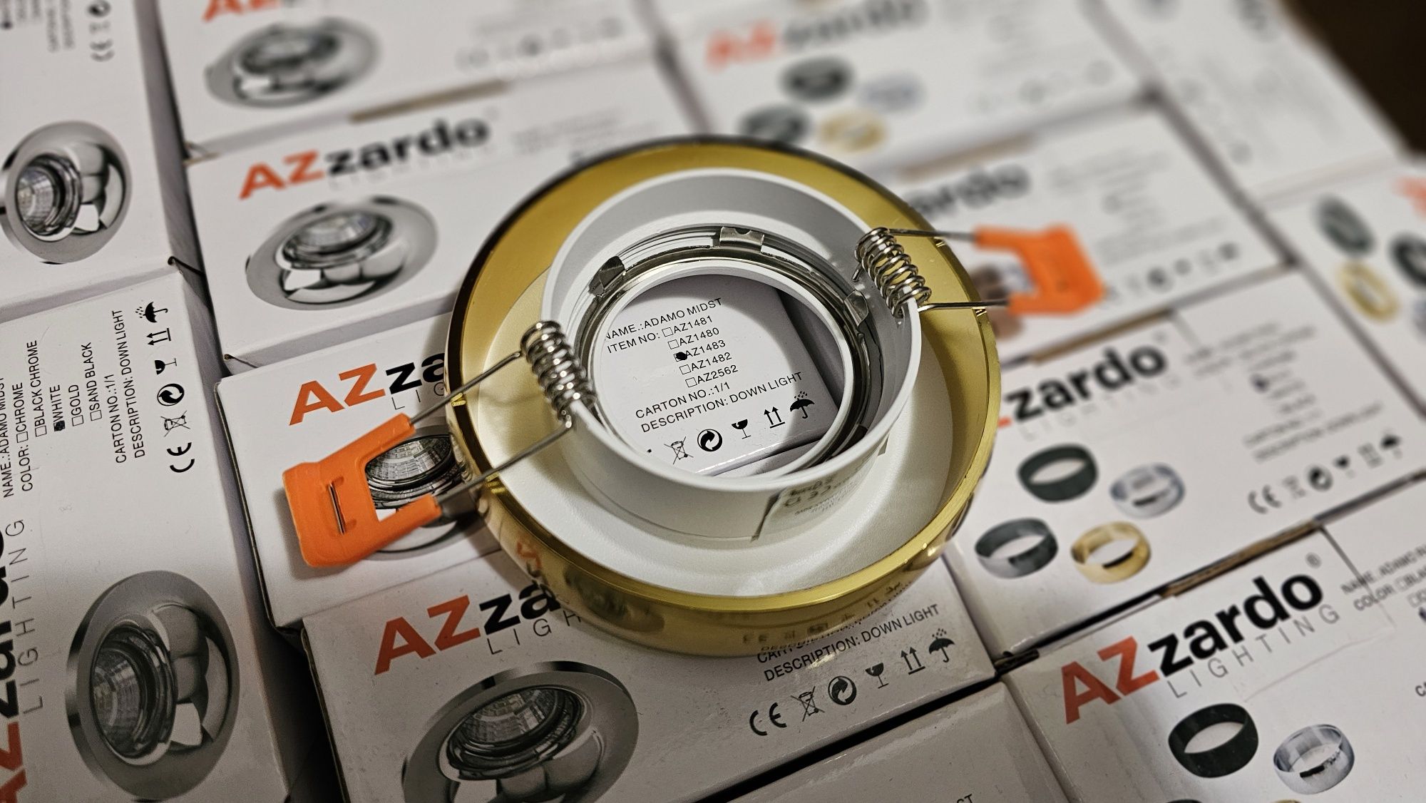 Azzardo lampka Oczko + Ring
