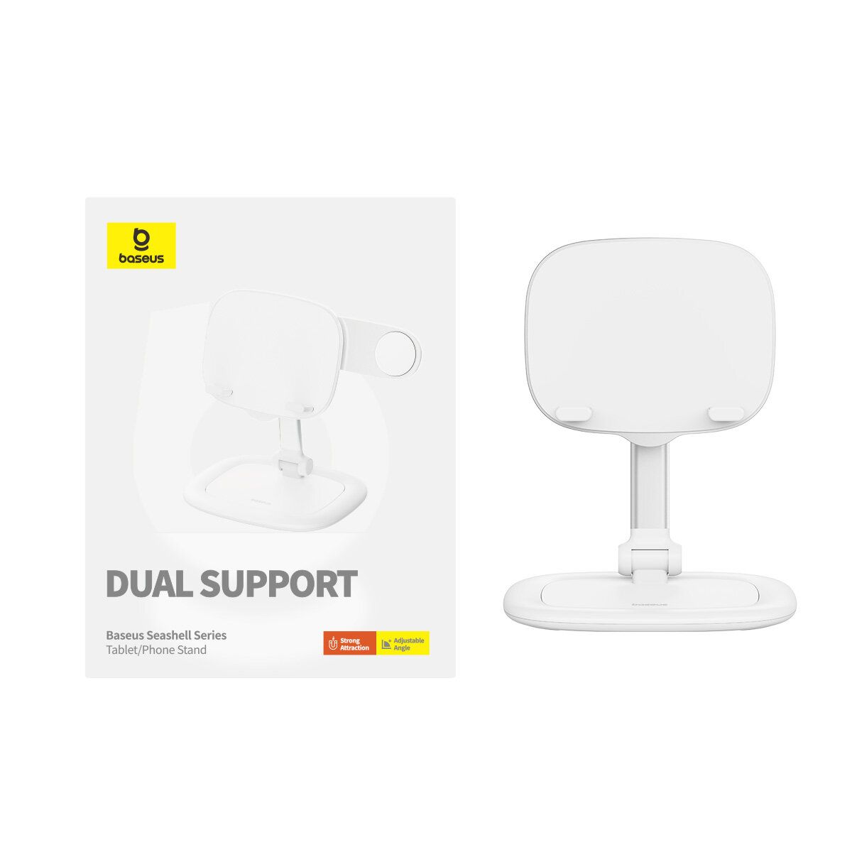 regulowany stojak podstawka na tablet i telefon seashell series b qmx