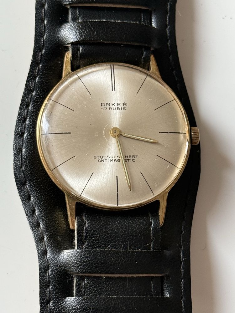 Zegarek Anker 17 rubis Antimagnetic, srednica 35mm, sprawny