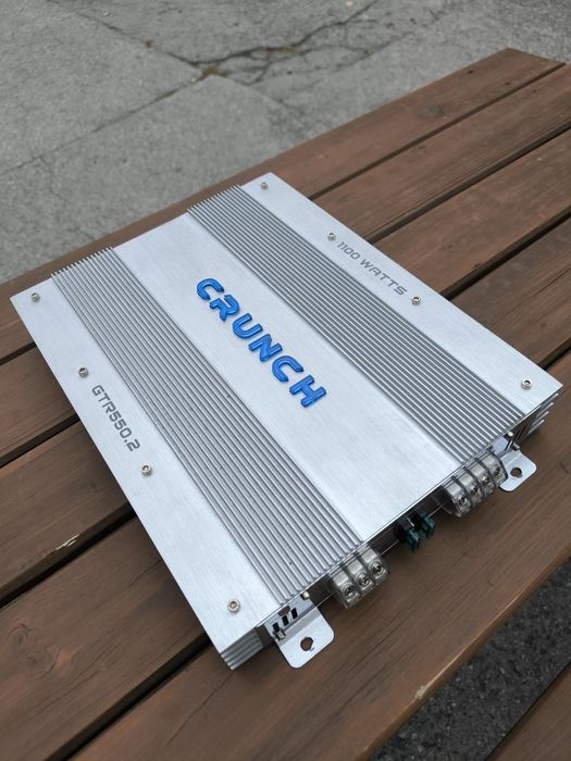 Wzmacniacz Crunch GTR550.2 550 RMS 2 kanały 2x275 RMS okazja tanio!!!