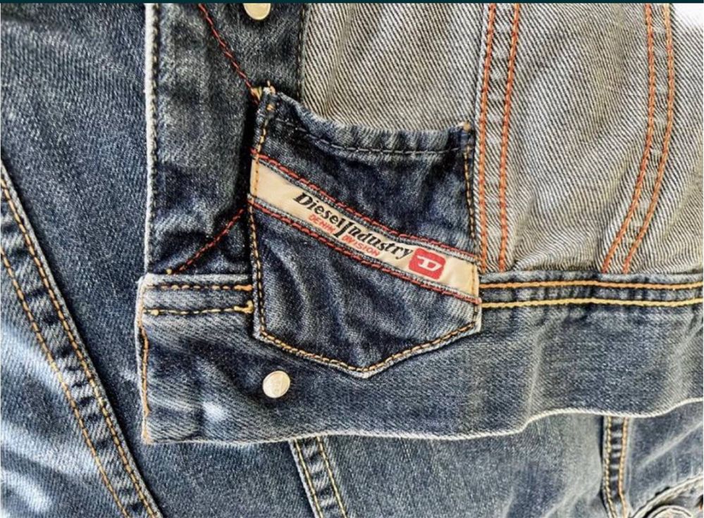 Diesel куртка джинсовая, лимитированная коллекция, XL (Hugo)