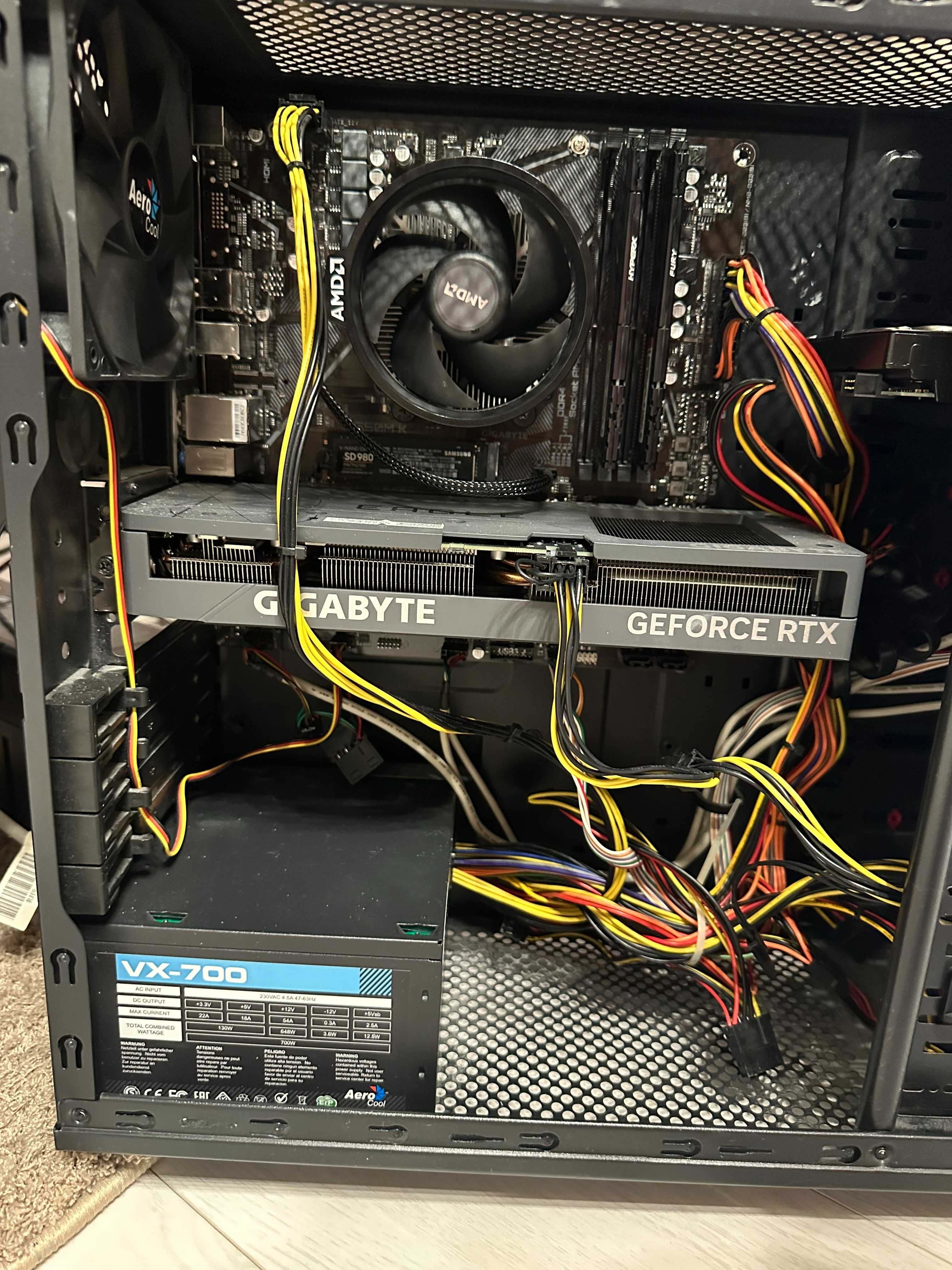 Ігровий ПК RTX 4060 ti, ryzen 7 5700, 32 gb ОЗУ