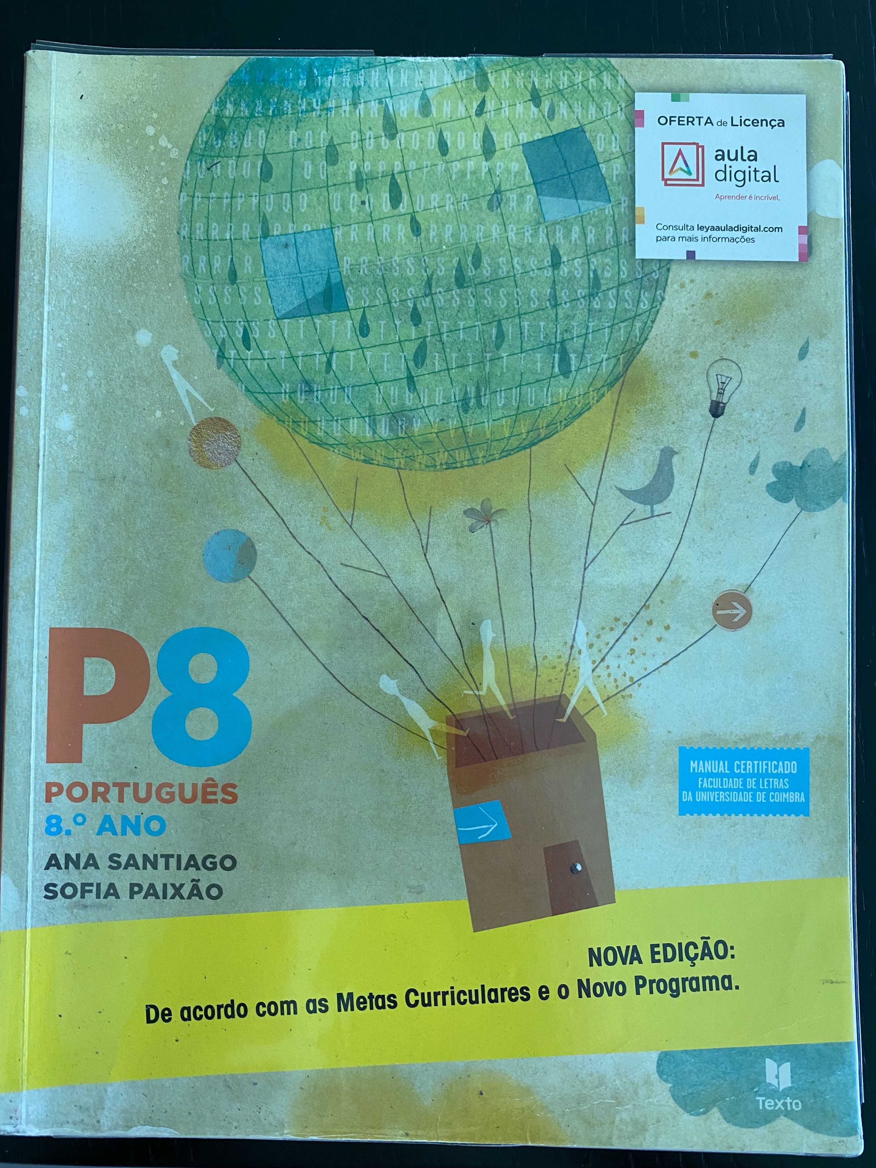 Livro P8 Português - 8.º Ano