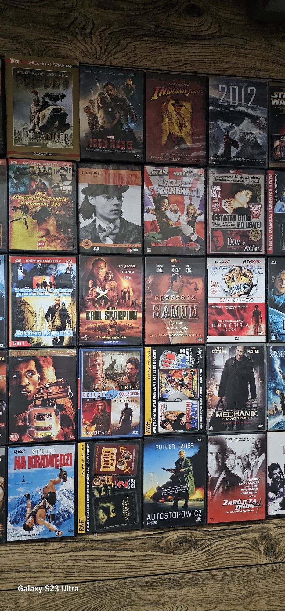 Kolekcja ponad 80 filmów Dvd