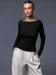 Shein Czarna bluzka dzianinowa 42 XL tez na M/L nowa basic wiskoza