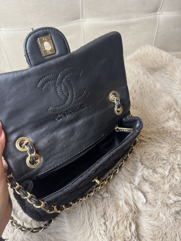 Torba torebka chanel czarna