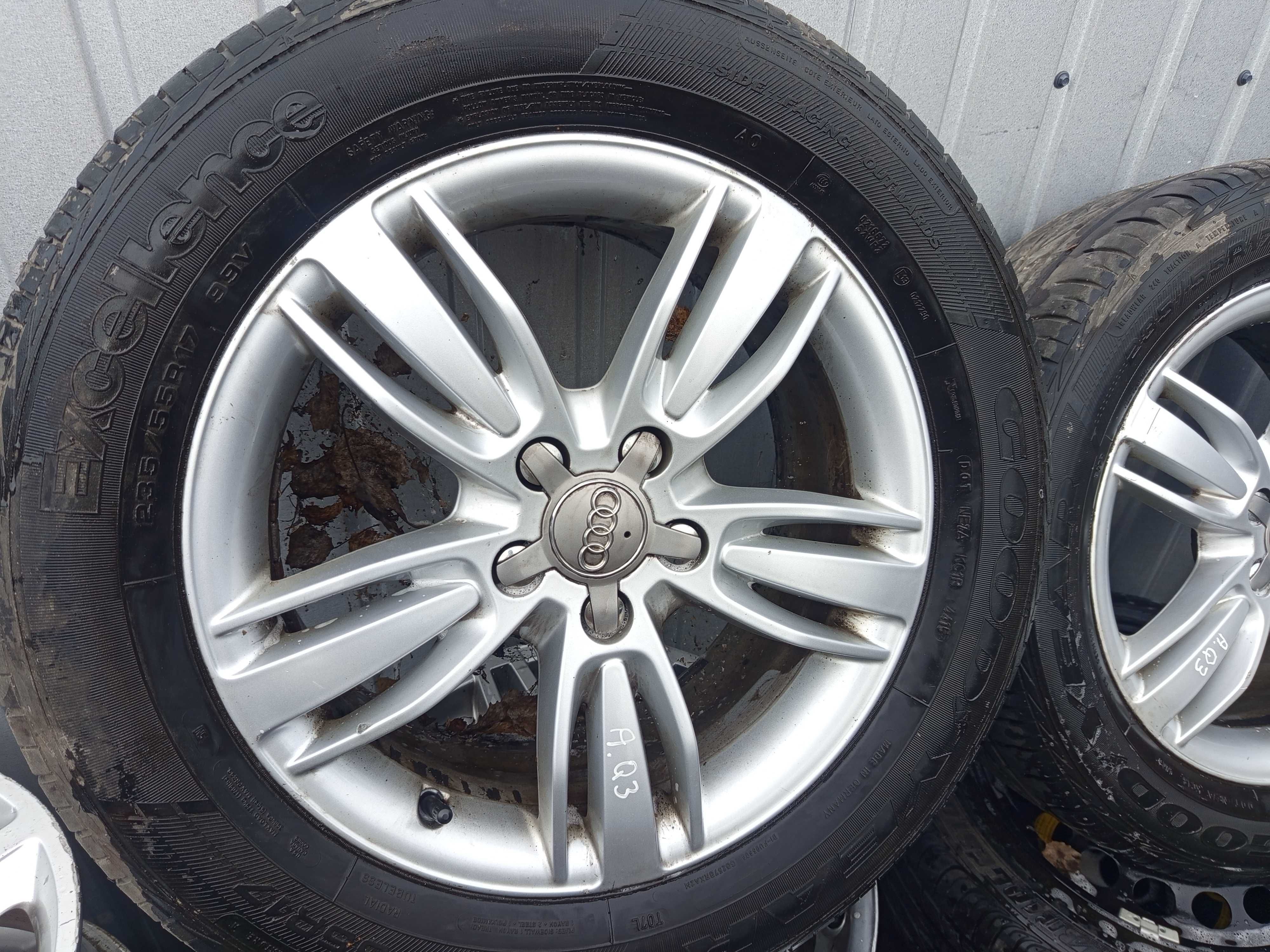 Alu Felgi Aluminiowe z oponami 2szt. 17'' Audi Q3 8U0, 8U0.601.025A