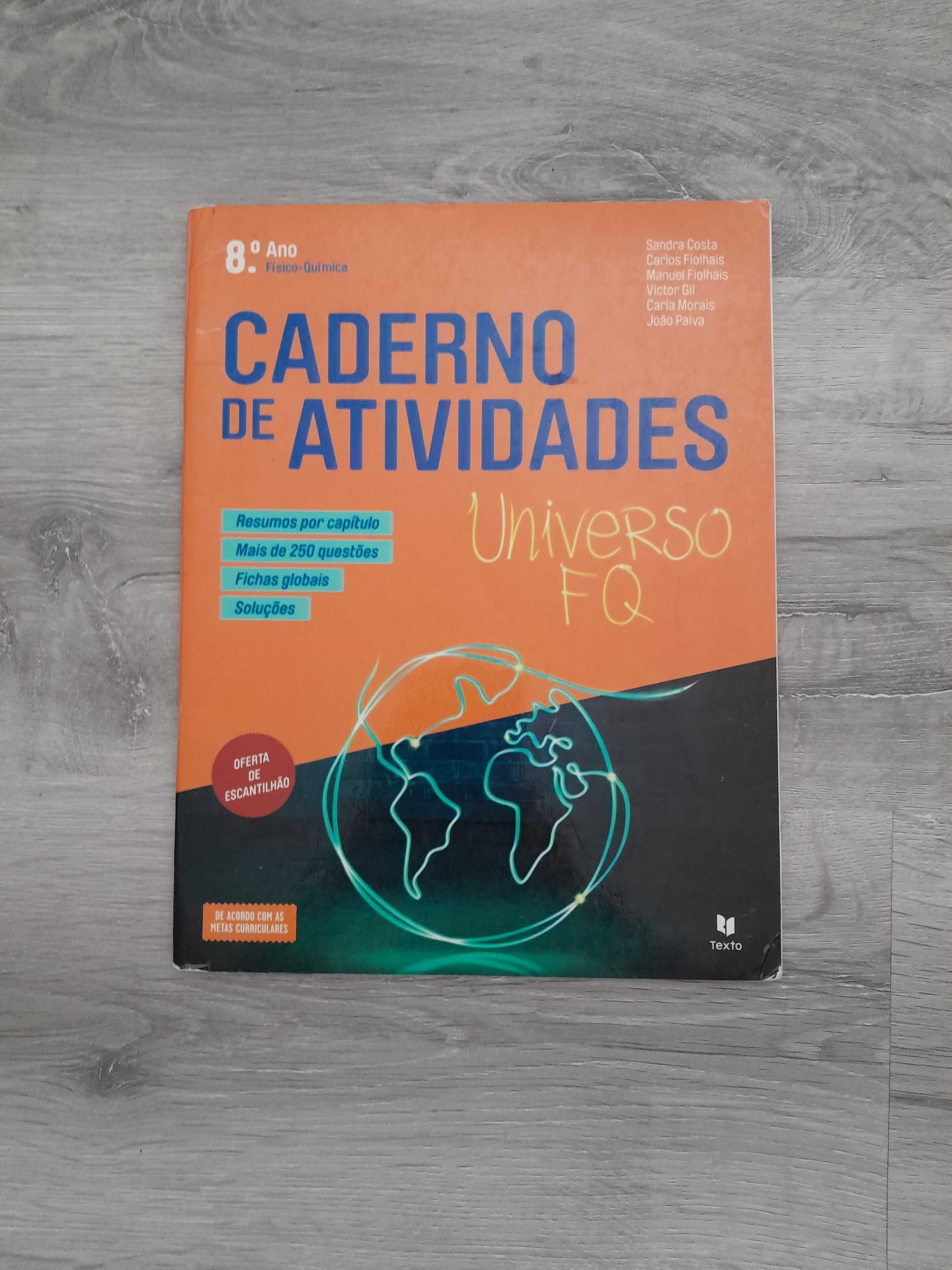 Caderno de atividades de física química