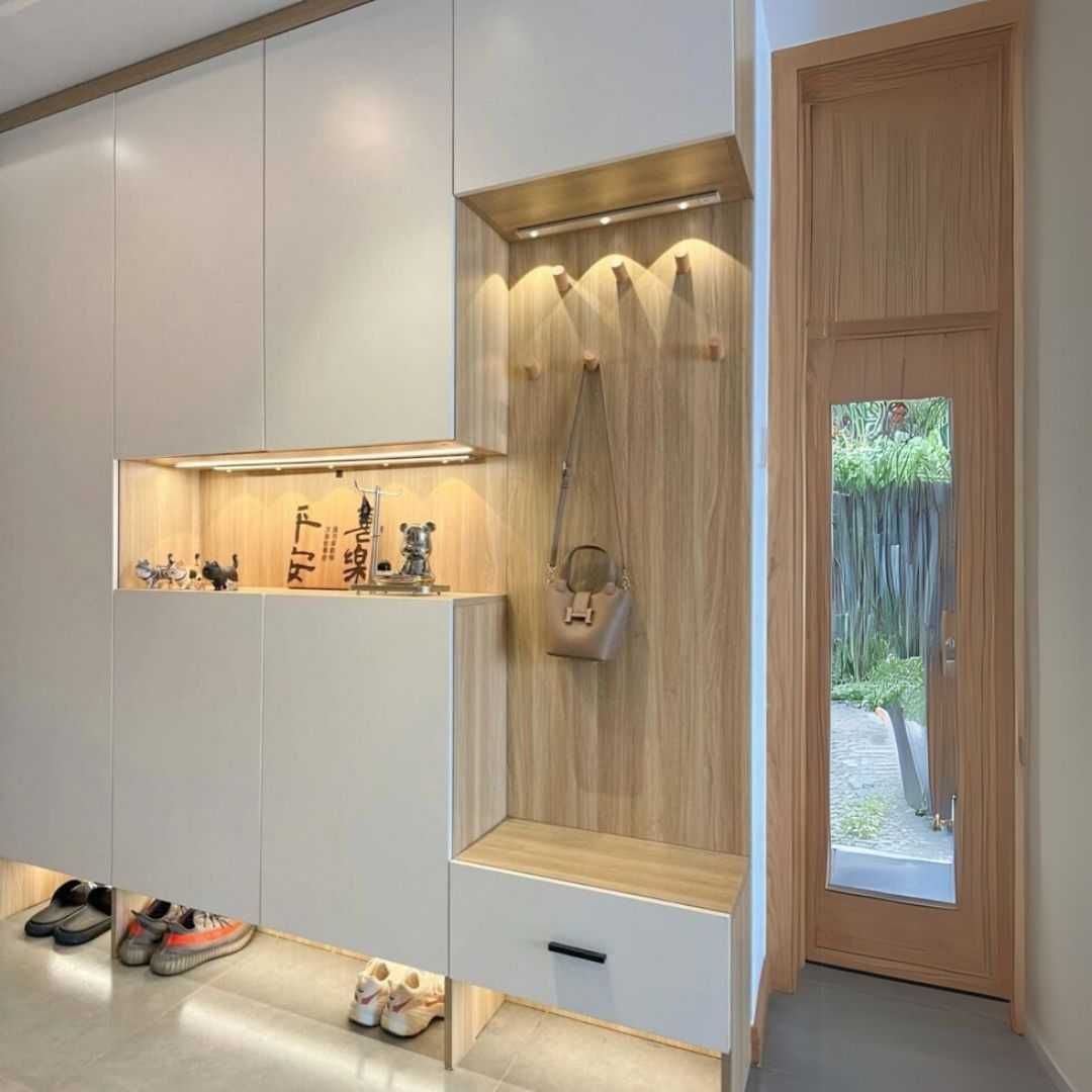 Hall de entrada em estilo moderno