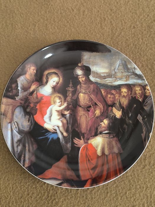 Pratos Vista Alegre "Festa de Natal"