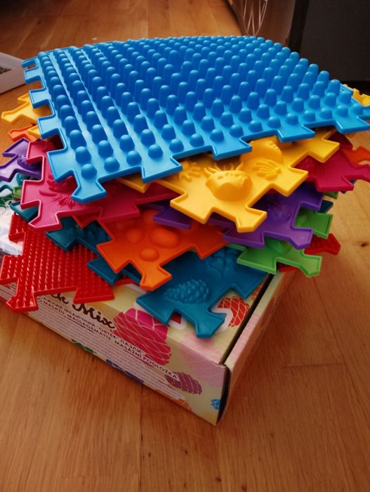 Масажний пазл, килимок ортек коврик пазли ортопедичні