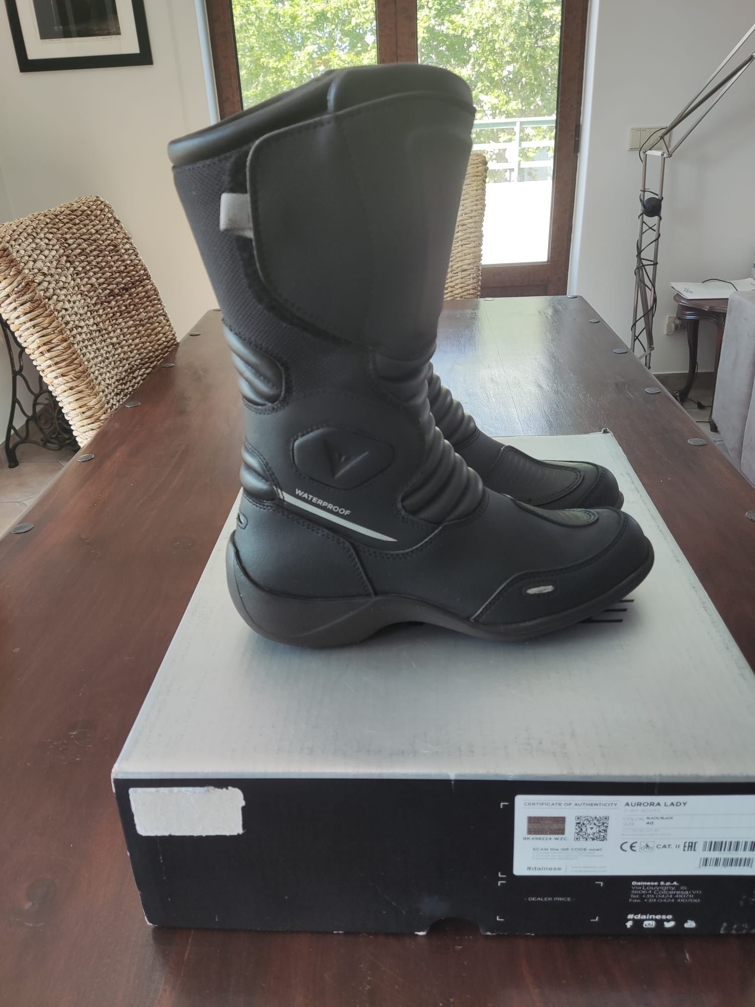 Botas de moto mulher