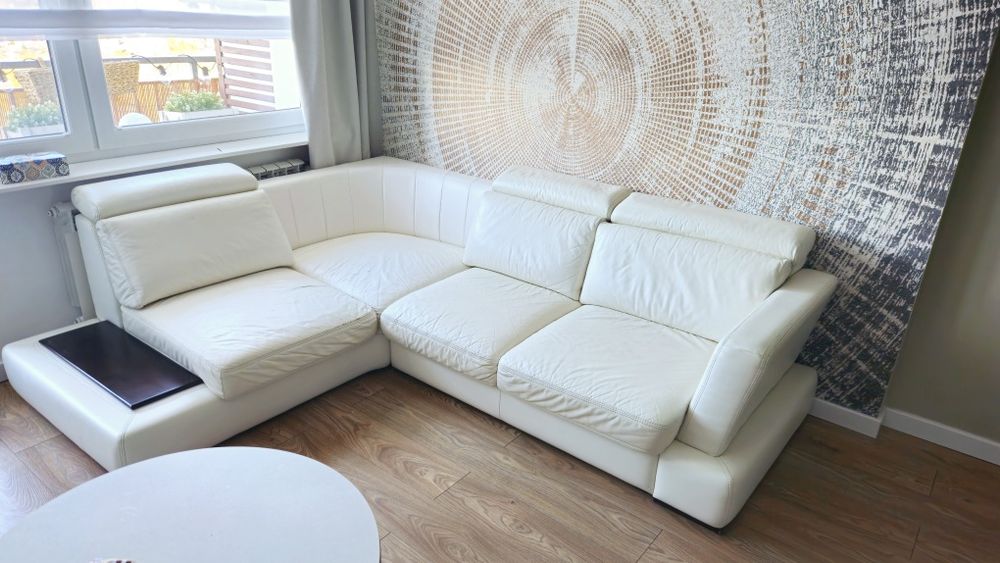 Narożnik skórzany rogówka skóra rozkładana